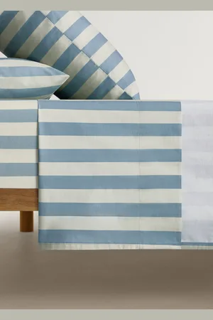 MANGO Cotton percale thick-striped children