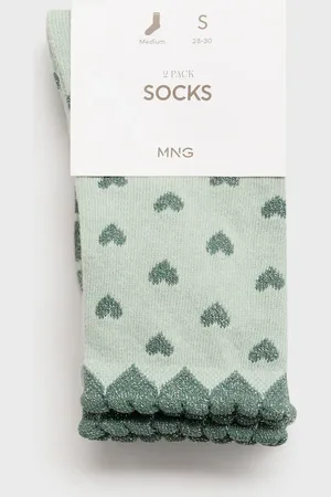 MANGO 2 pack mixed socks