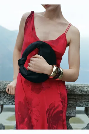 MANGO Satin handbag