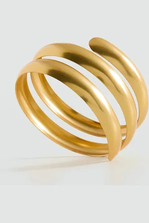 MANGO Spiral rigid bracelet