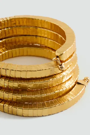 MANGO Spiral rigid bracelet