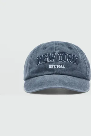MANGO Denim cap with visor