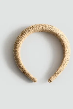 MANGO Natural fibre headband