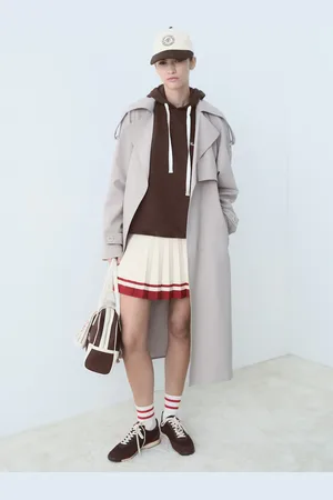 MANGO Hooded sweatshirt with printed message