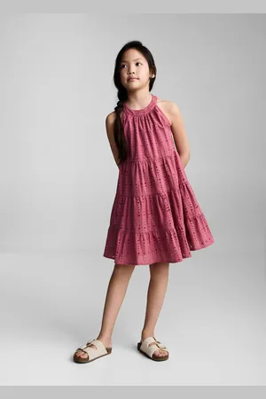 MANGO Frills embroidered dress