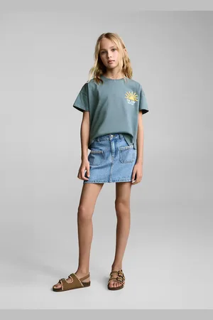 MANGO Embossed printed t-shirt