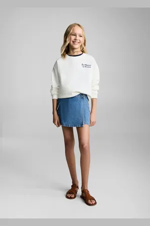 MANGO Message cotton sweatshirt