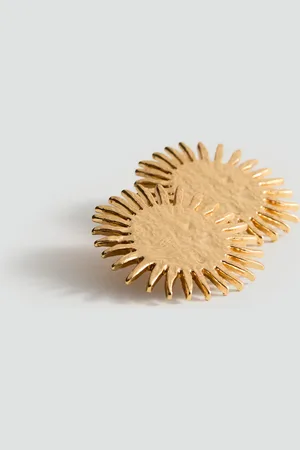 MANGO Sun design earrings
