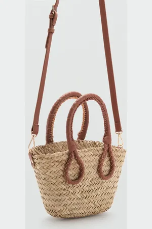 MANGO Mini straw basket