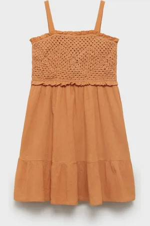 MANGO Crochet dress
