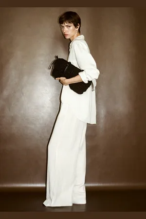 MANGO Crochet shoulder bag