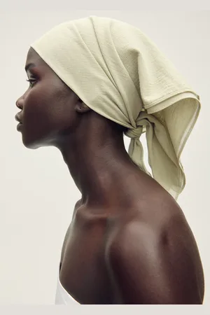 MANGO Plain cotton handkerchief