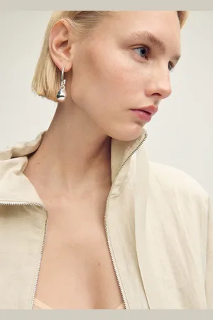MANGO Mixed hoop earrings