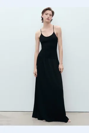 MANGO Cross-back knitted dress