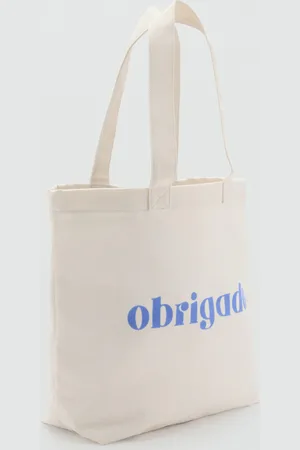 MANGO Bag with printed message