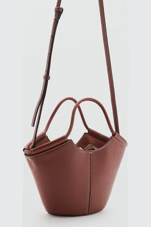 MANGO Mini shopper-style shoulder bag