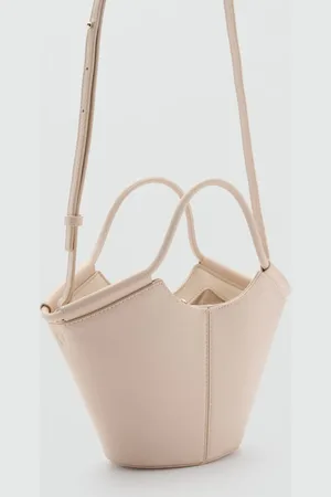 MANGO Mini shopper-style shoulder bag