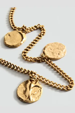 MANGO Combined double-pendant necklace