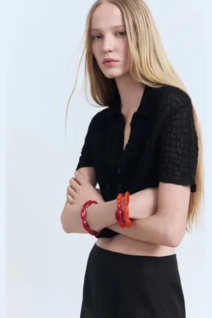 MANGO Set of 3 combined ball bracelets