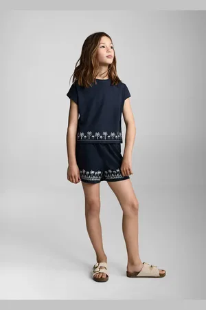 MANGO Embroidered short-sleeved t-shirt