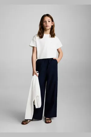 MANGO Cropped t-shirt with pocket