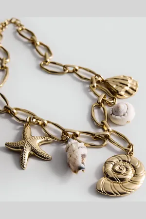 MANGO Shells bead necklace