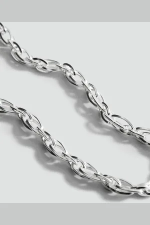 MANGO Combined-link chain necklace