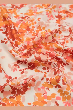 MANGO Mini flower-print scarf