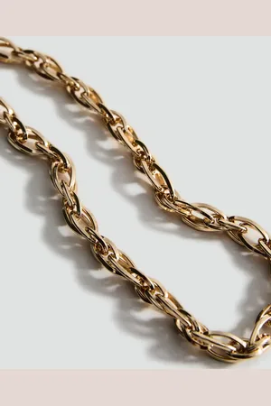 MANGO Combined-link chain necklace
