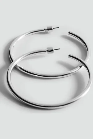 MANGO Hoop earrings