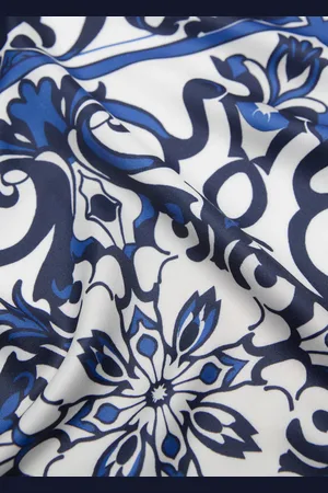 MANGO Tile print scarf