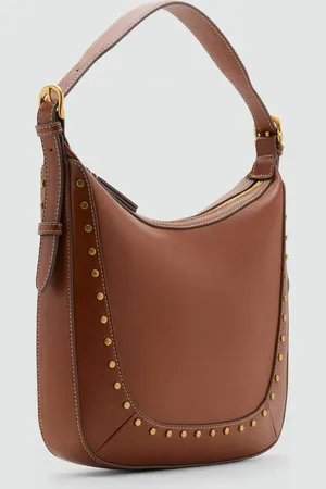 MANGO Studded shoulder bag