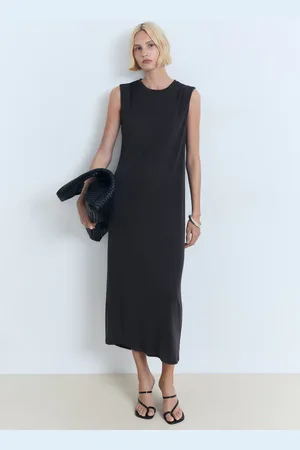 MANGO Flowy long dress