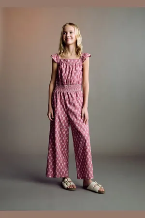 MANGO Long printed jumpsuit