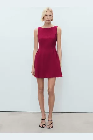 MANGO Short flared dress