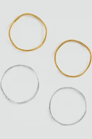 MANGO Metal bracelet set