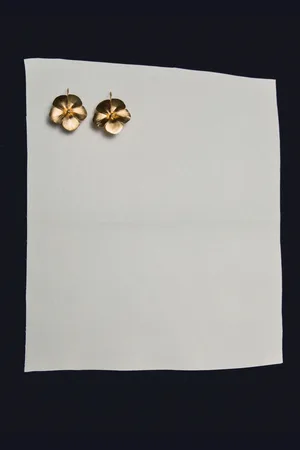 MANGO Flower-design earrings