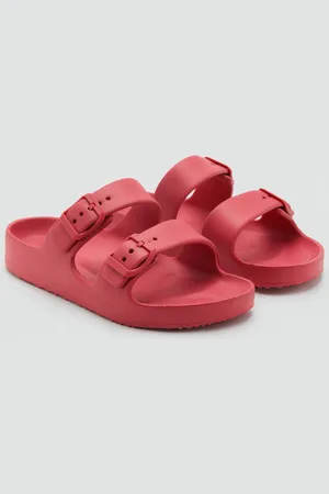 MANGO Flip flops buckles