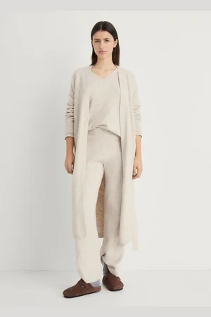 MANGO Long knitted cardigan