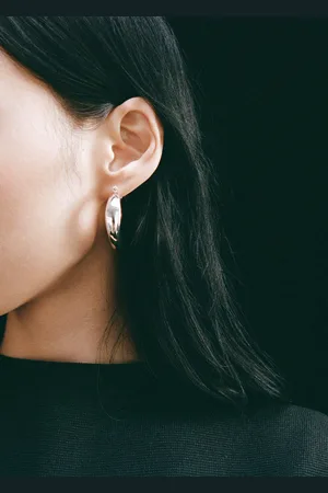 MANGO Hoop earrings