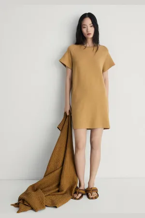 MANGO Heather fleece cotton nightgown