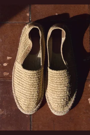 MANGO Raffia espadrilles