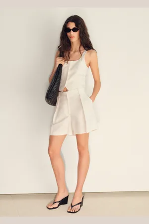 MANGO Linen-blend suit waistcoat