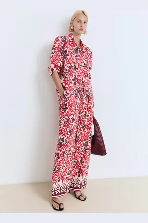 MANGO Printed cotton shirt