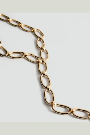 MANGO Long link-design necklace