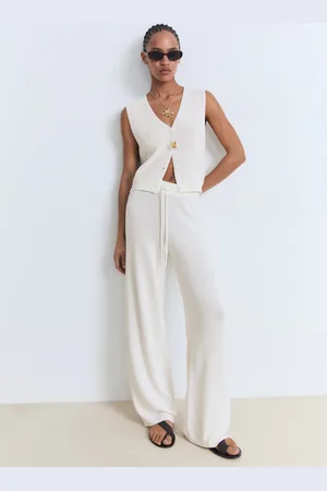 MANGO Openwork knitted waistcoat