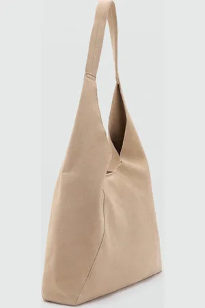 MANGO Suede shoulder bag