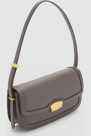 MANGO Shoulder bag with metal closure