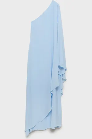 MANGO Asymmetrical double-layer dress