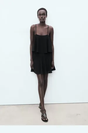 MANGO Ruffle knit dress